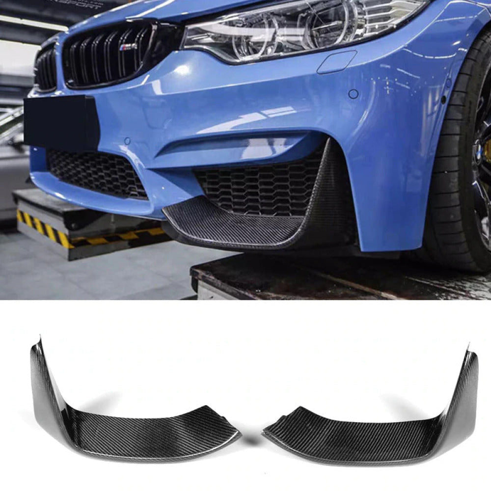 BMW F8X Carbon Front Splitter Fangs - photo 3