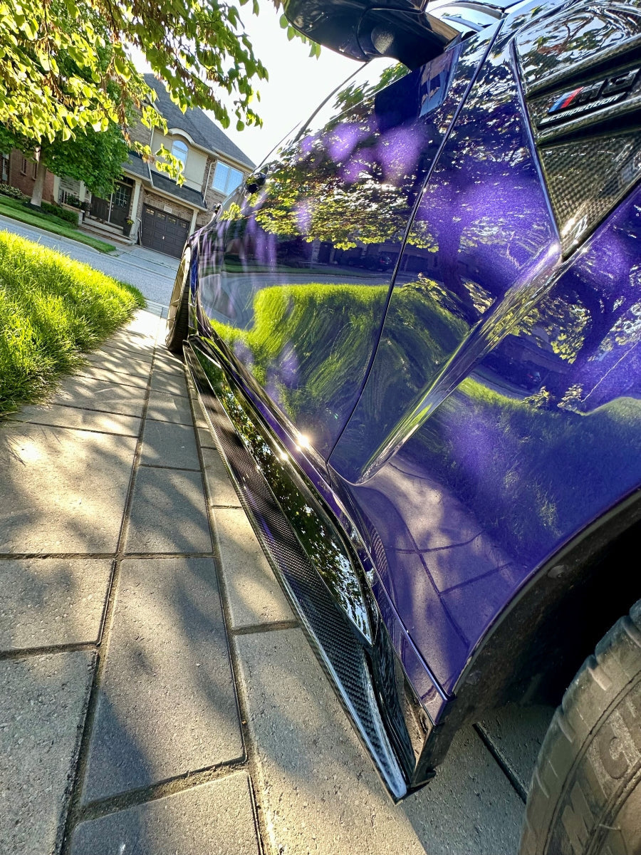 BMW G8X V2 Style Carbon Sideskirts - photo 2