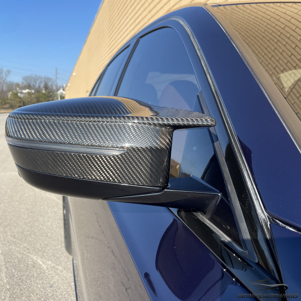 BMW G8X Carbon Mirror Caps