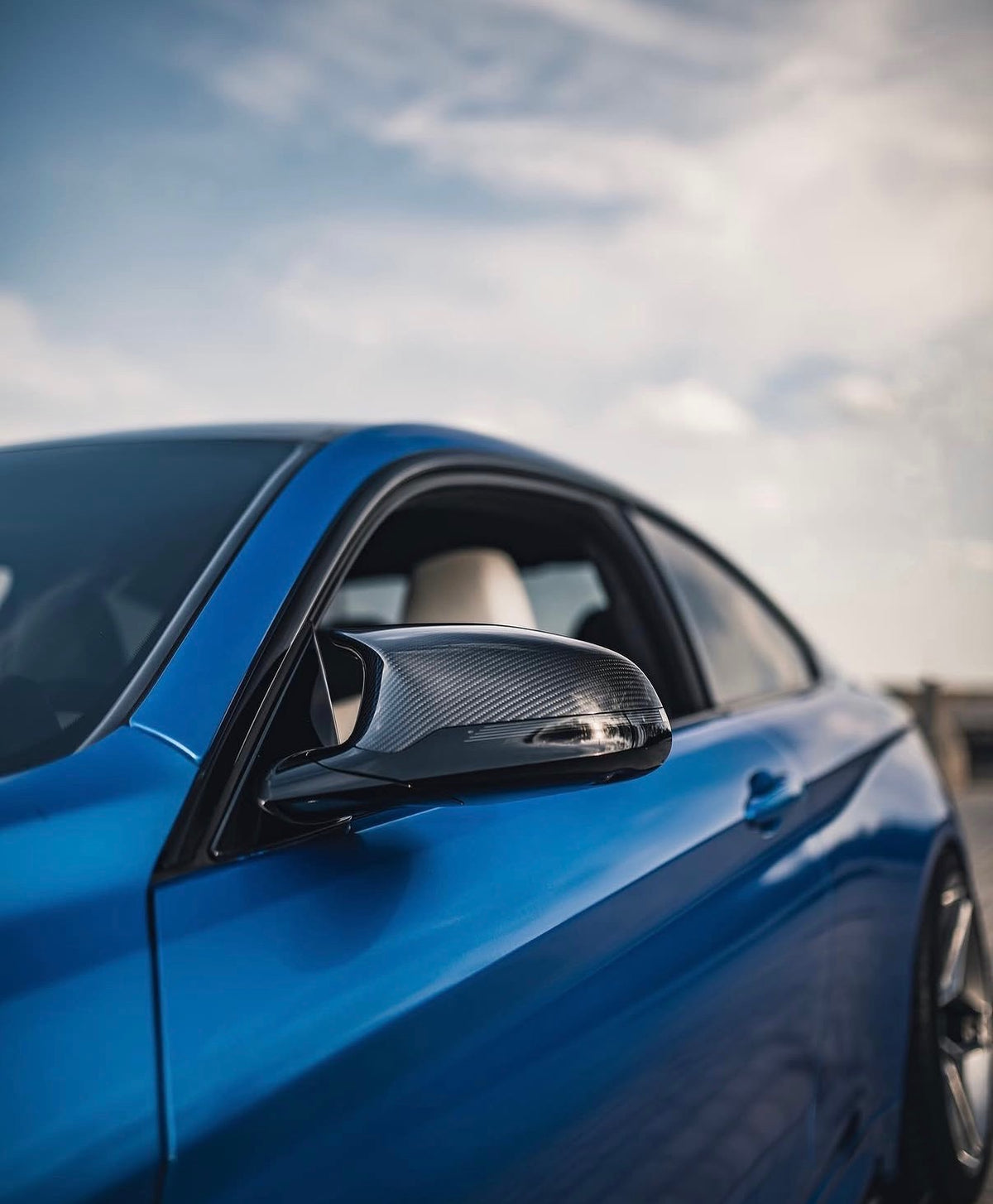 Customer's BMW with StackedCarbon carbon fiber parts